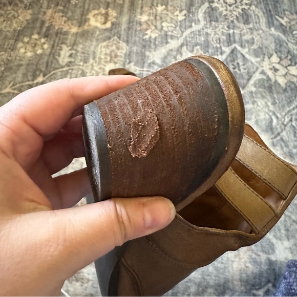 Western Style Open Back Booties - Picture 3 of 7